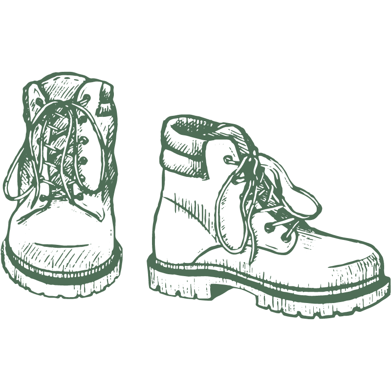 Graphic of boots