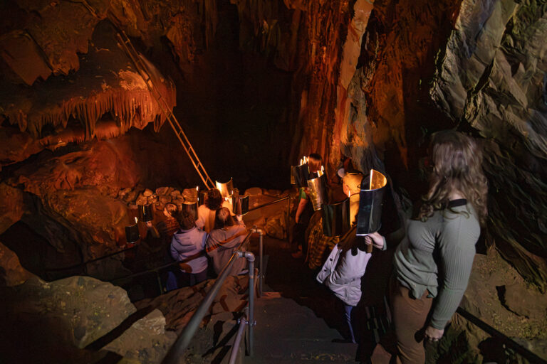 Grand Caverns walking tour.